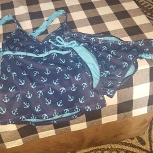 Justice size 12 girls swimsuit
